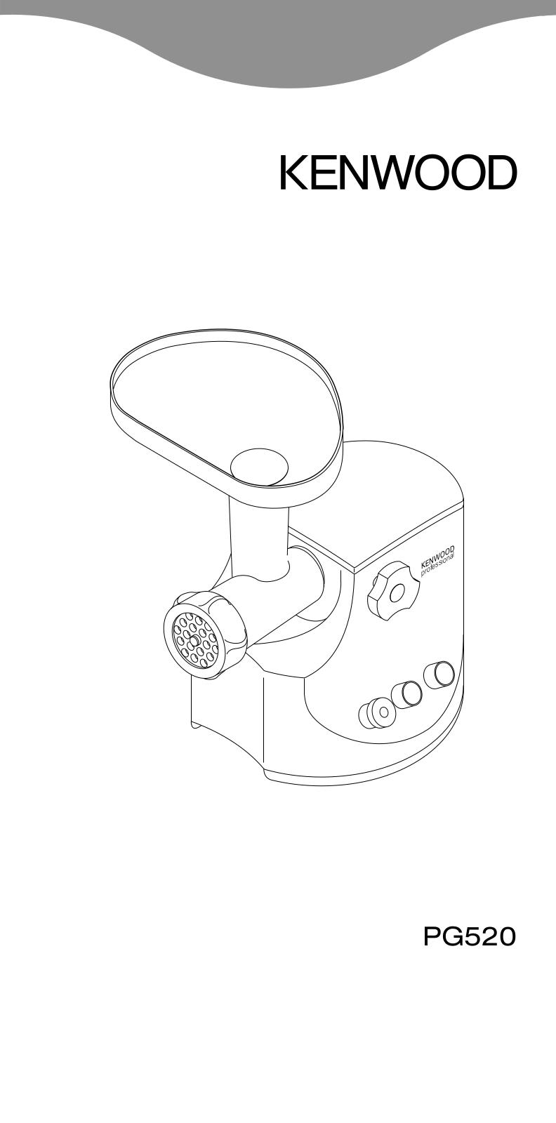 Kenwood PG520 User Manual