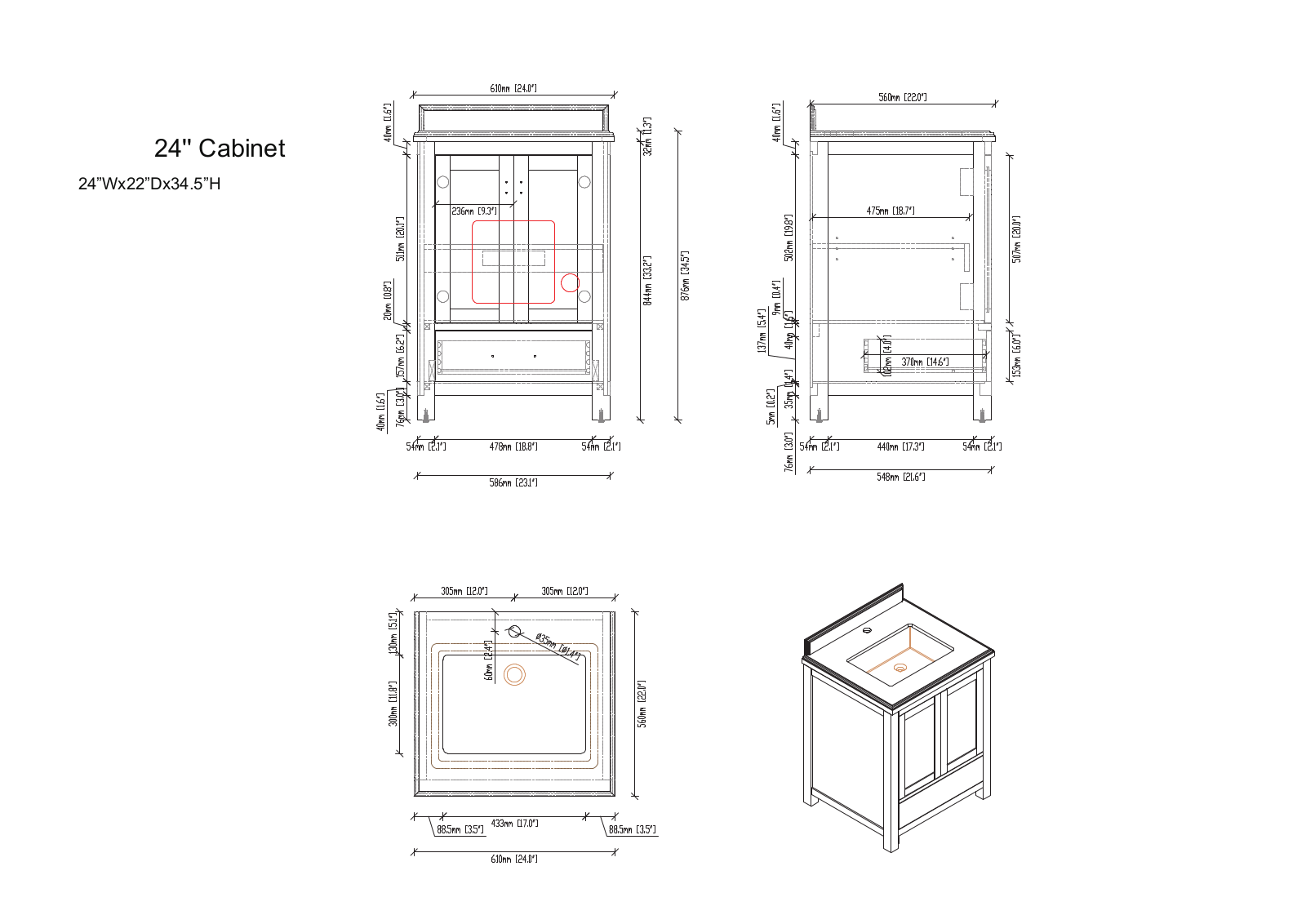 Red Barrel Studio W000899323 Dimensions - ManualMachine.com