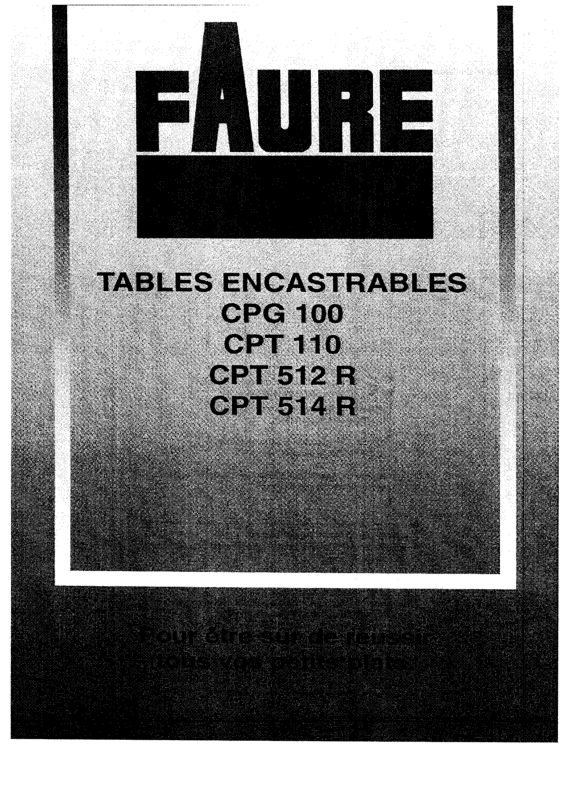 FAURE CPG100N User Manual