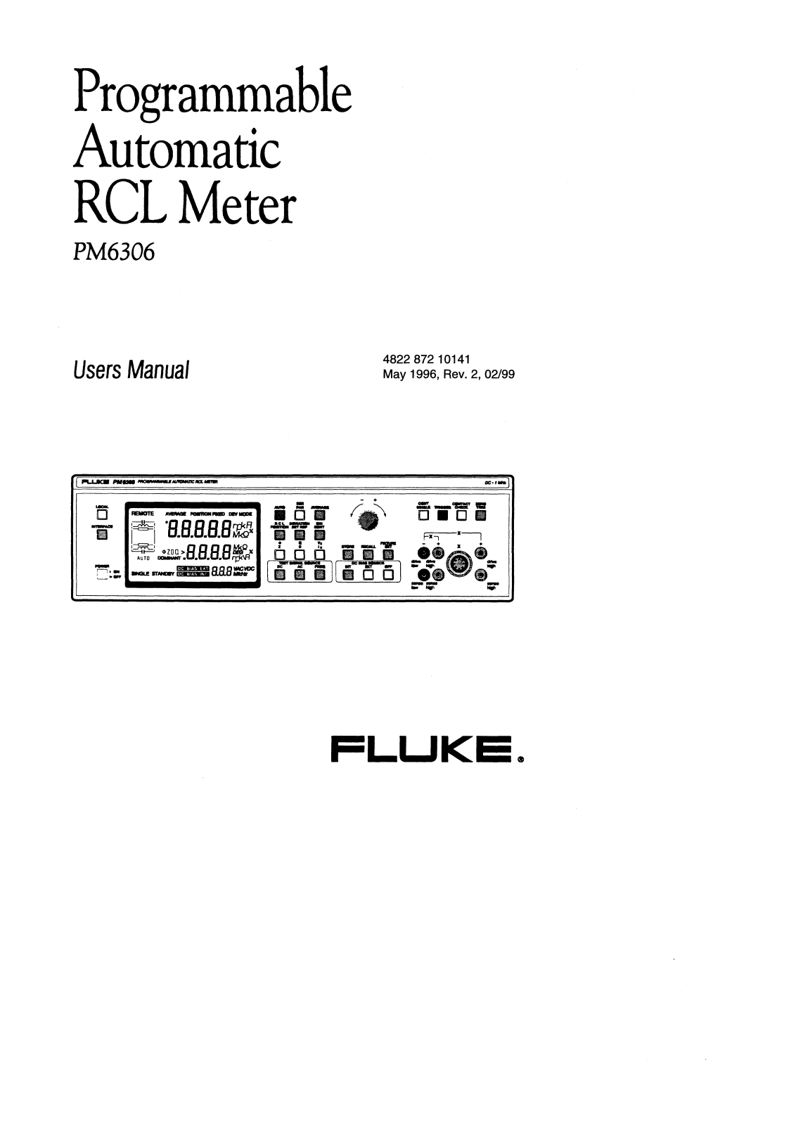 Fluke PM6306 User Manual