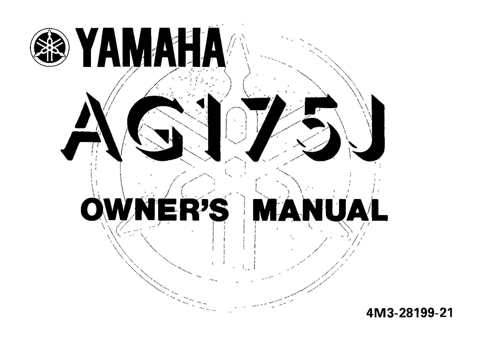 Yamaha AG175 J 1982 Owner's manual