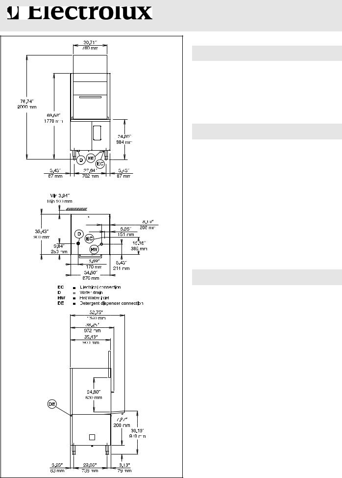 Electrolux WT830M208U (506029) General Manual