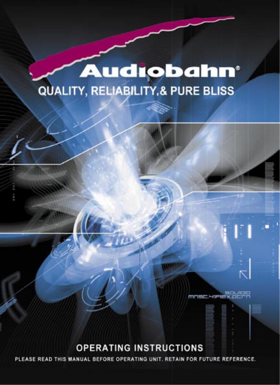 Audiobahn A2002V, A4004V, A8000V, A1600V, A8002V User Manual