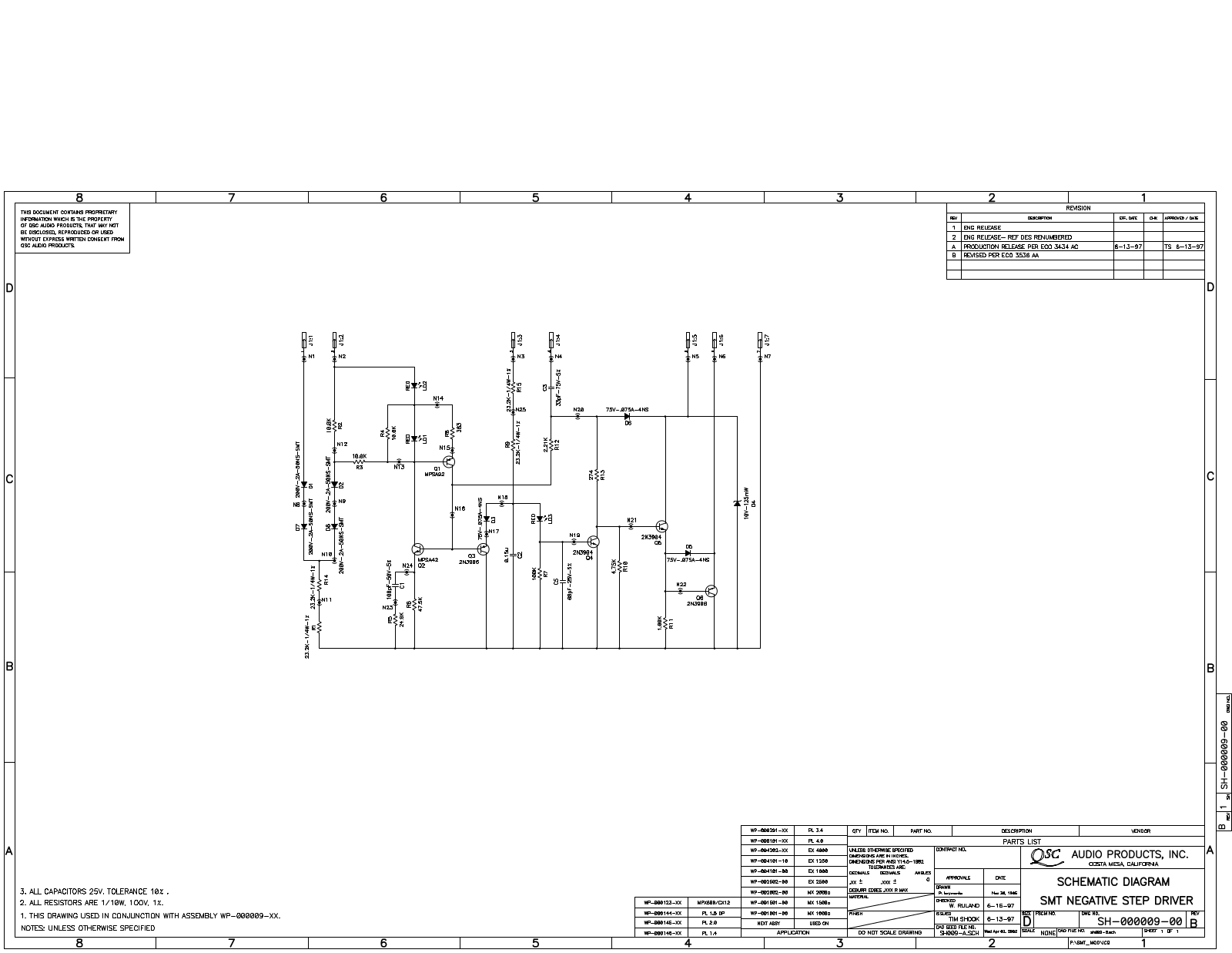 QSC sh000009 schematic