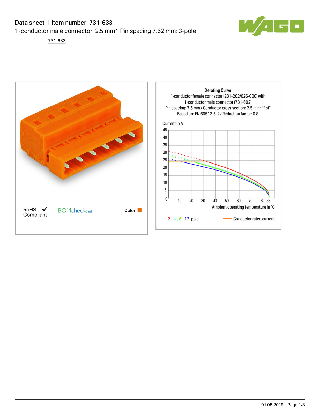 Wago 731-633 Data Sheet