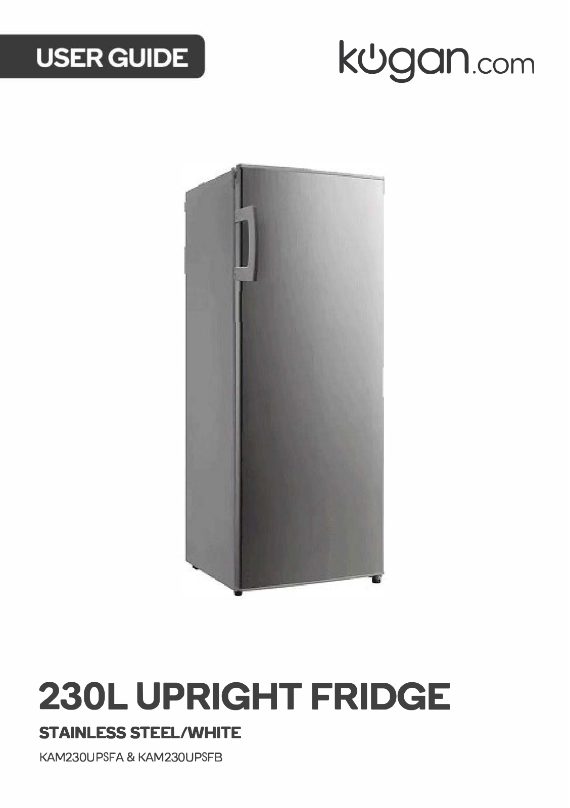 Kogan KAM230UPSFA, KAM230UPSFB User Manual - ManualMachine.com