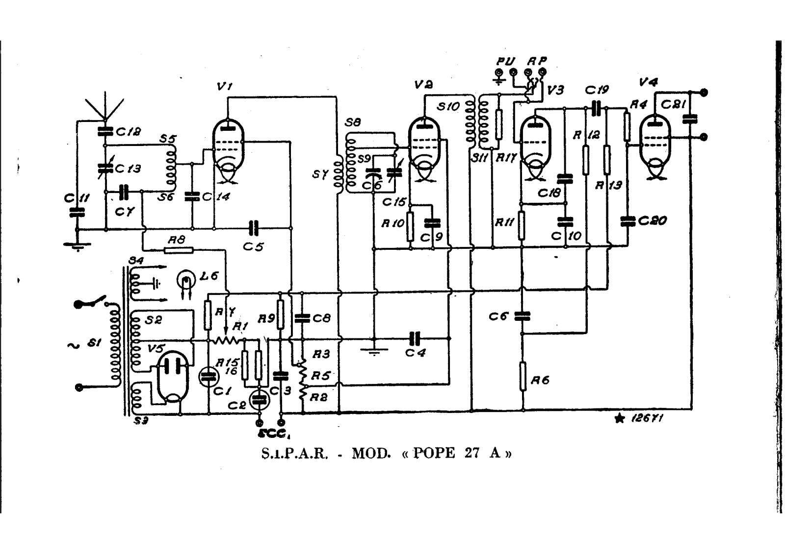 Pope Radio 27a schematic - ManualMachine.com