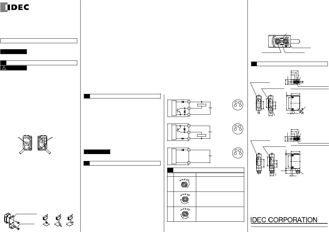 Idec SA1E-LTN3, SA1E-LPN3, SA1E-LBN3, SA1E-LTP3, SA1E-LPP3 User guide