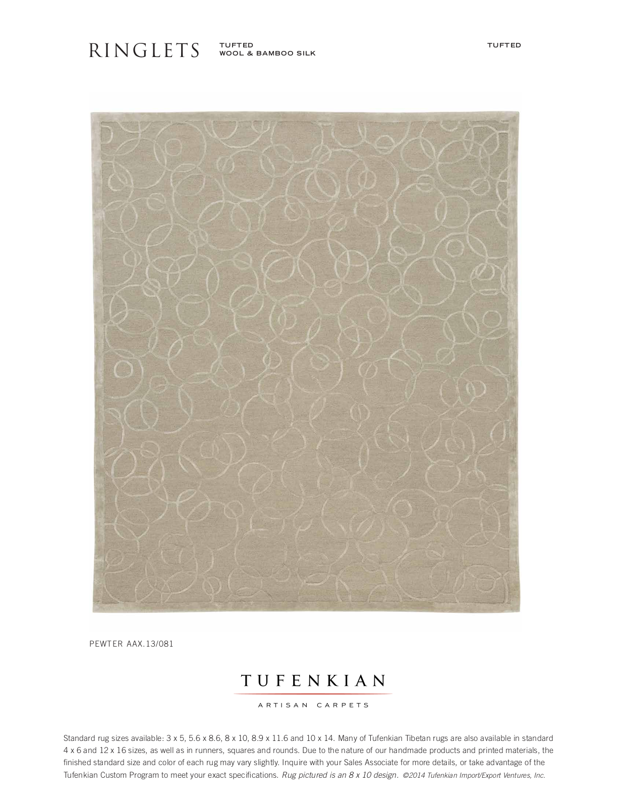 Tufenkian TFKN2221 Specifications - ManualMachine.com