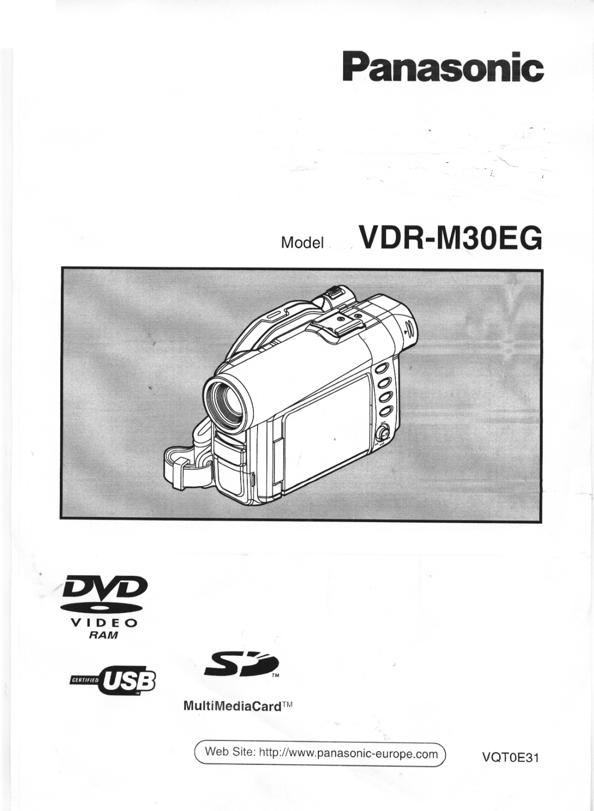 Panasonic VDR-M30EG User Manual