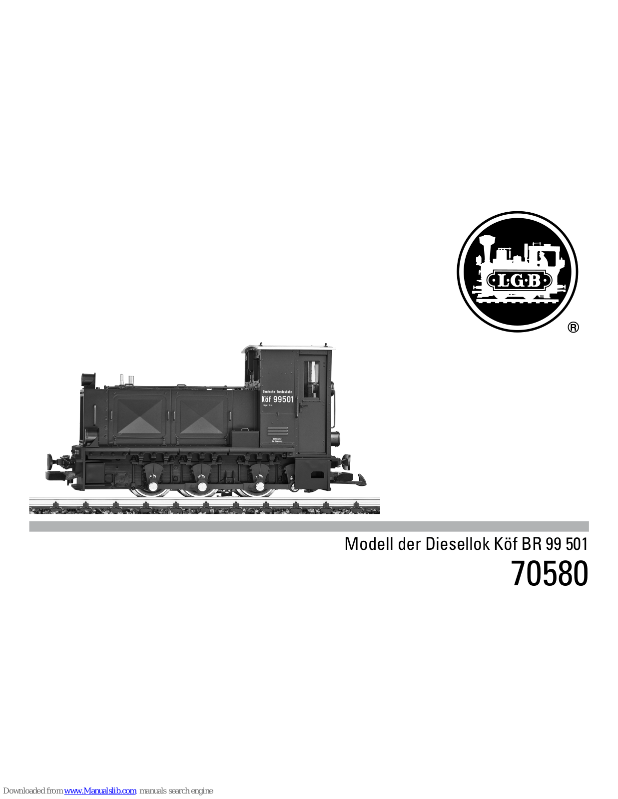 marklin 70580 User Manual - ManualMachine.com