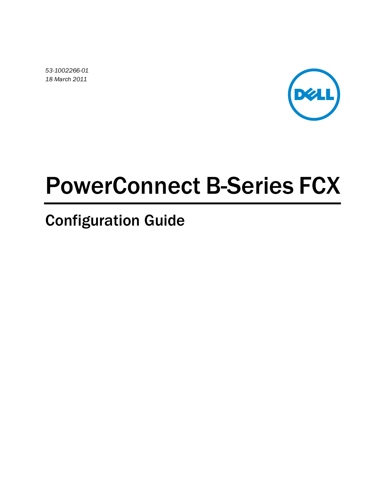 Dell FCX648-I, FCX624-S, FCX648-E, FCX624-E, FCX648-S User Manual