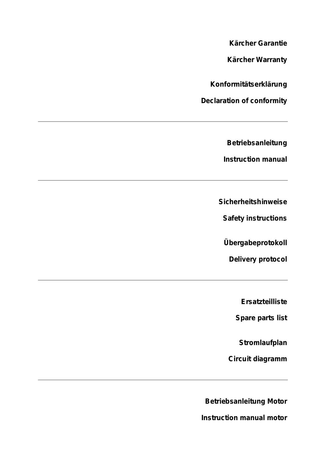 Karcher HDS17-60 User Manual