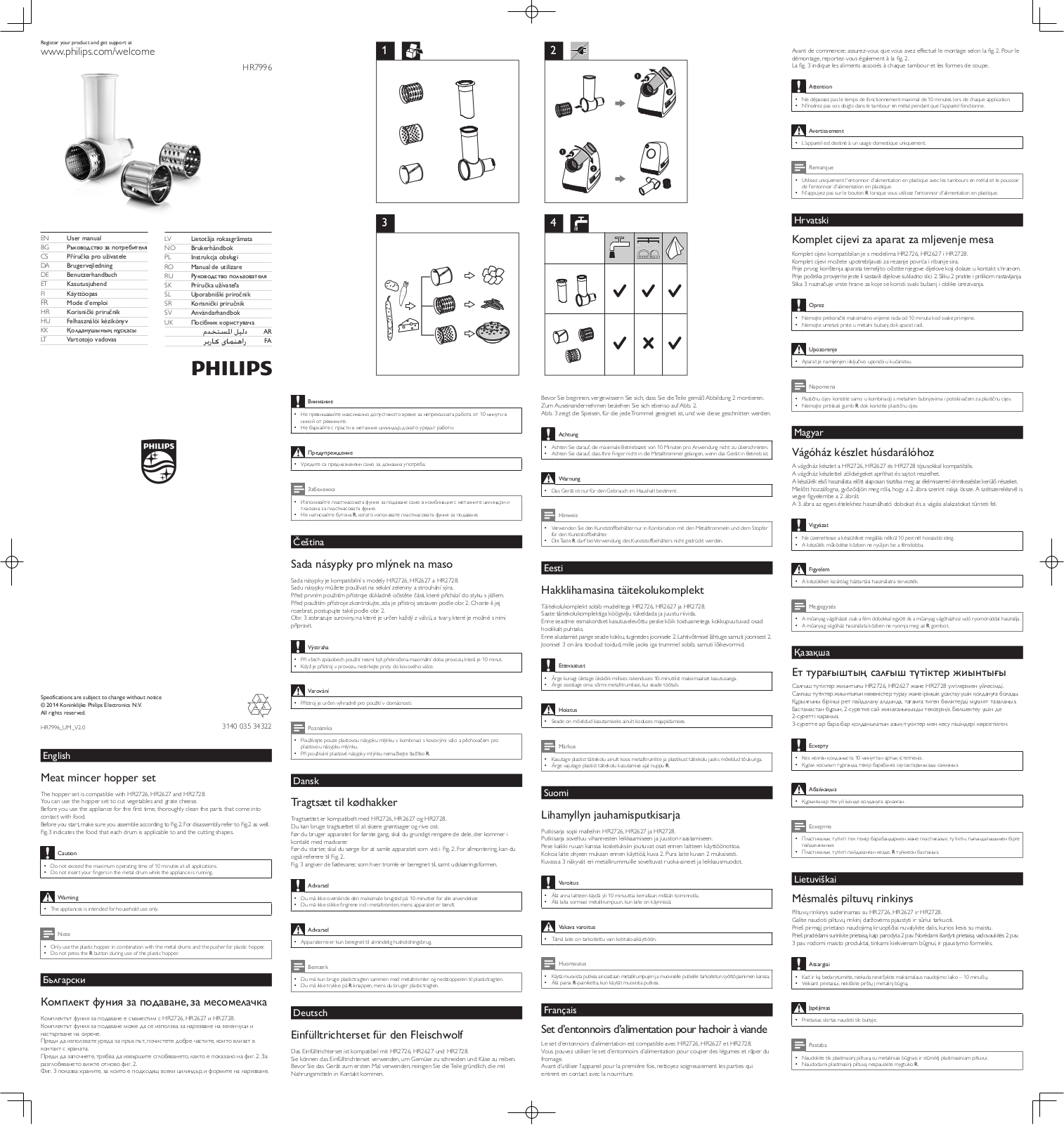 Philips HR7996 User Manual