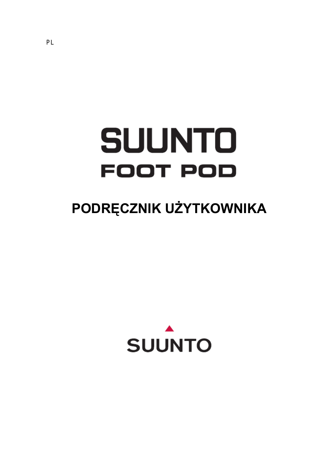 Suunto FOOT POD User Manual