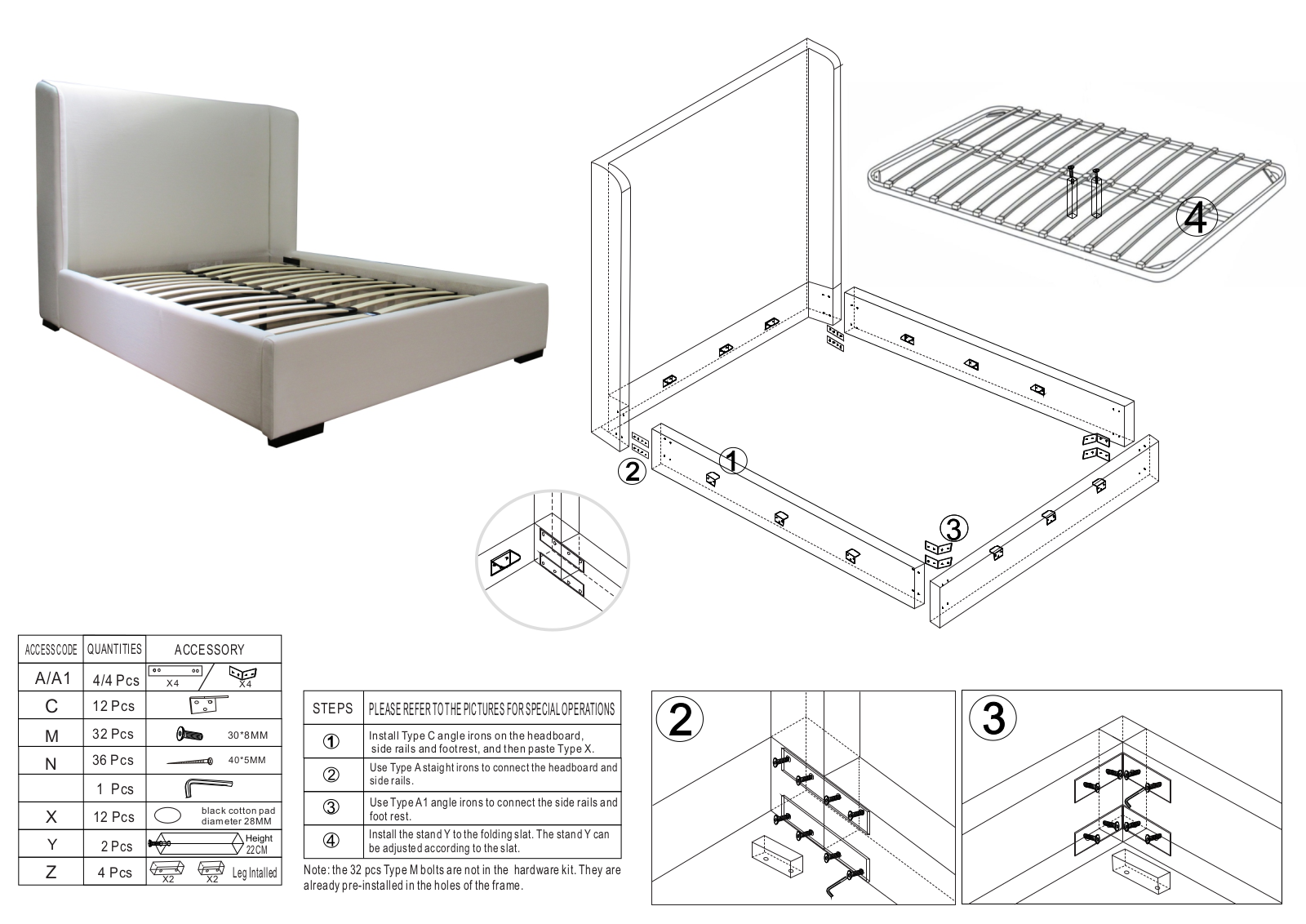 Essentials for Living 71262LPPRLNG, 71261LPPRLNG, 71263LPPRLNG Assembly Guide