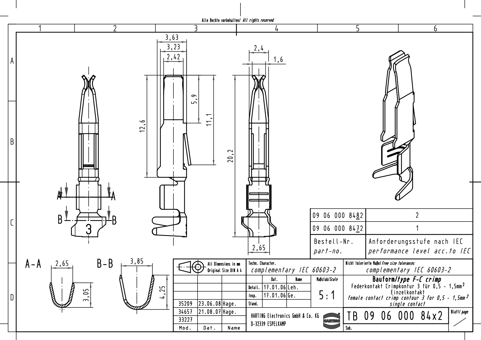 Datasheet 09-06-000-8482 Specification - ManualMachine.com