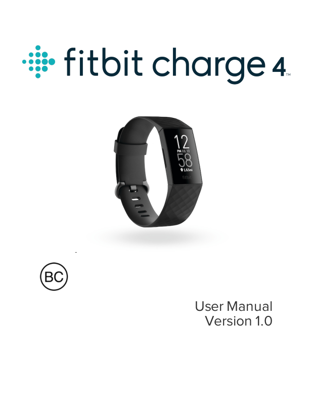 Fitbit Charge 4 User Manual