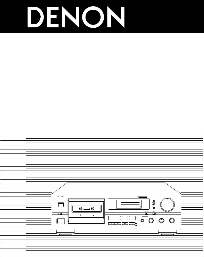 Denon DRM-555 User Manual