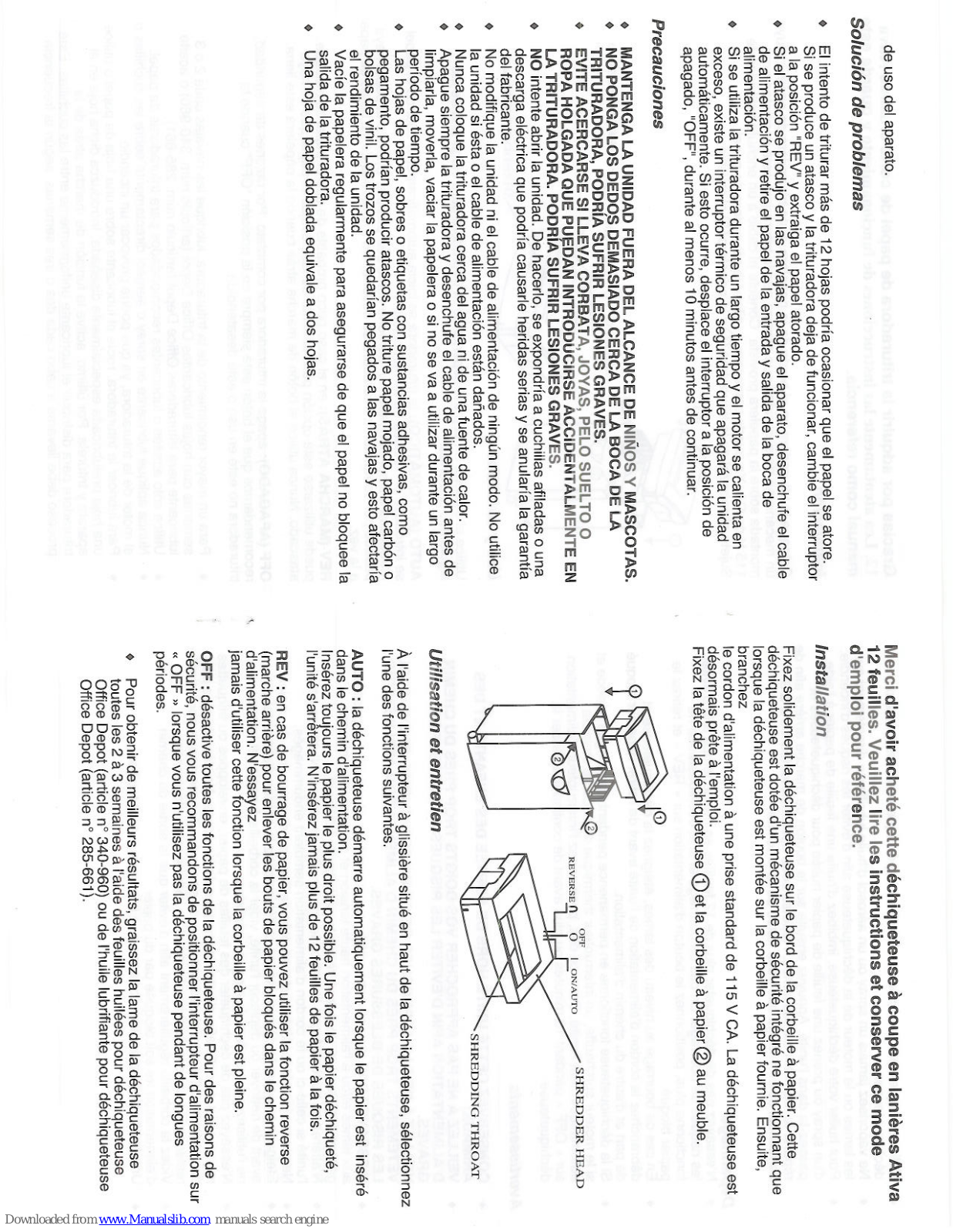 Ativa DX120P Troubleshooting Manual