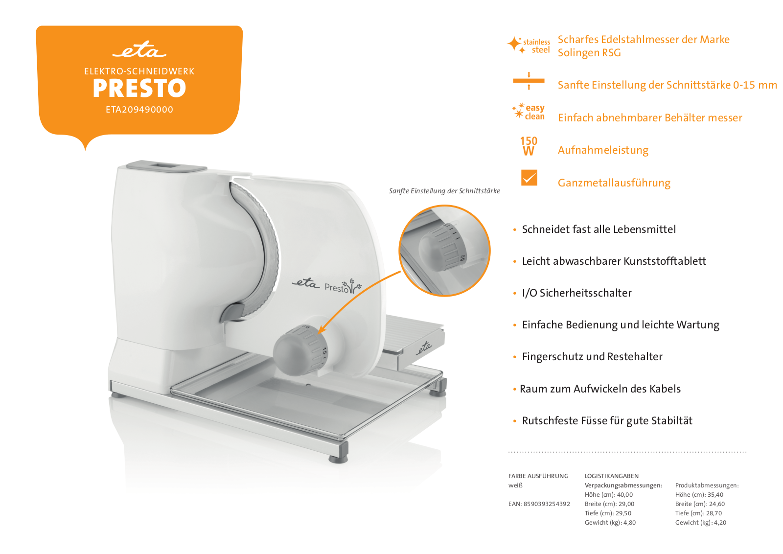 eta Presto User Manual