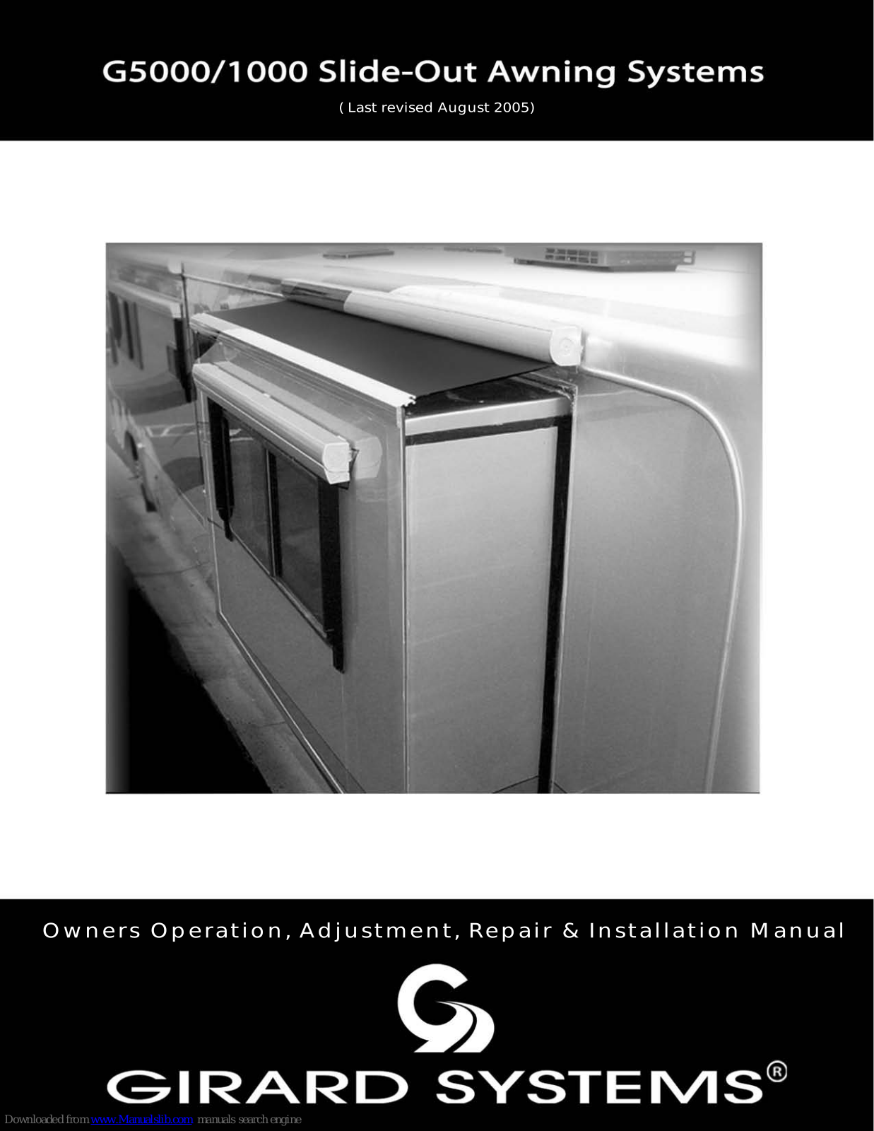 Girard Products G1000, G5000 Installation Manual