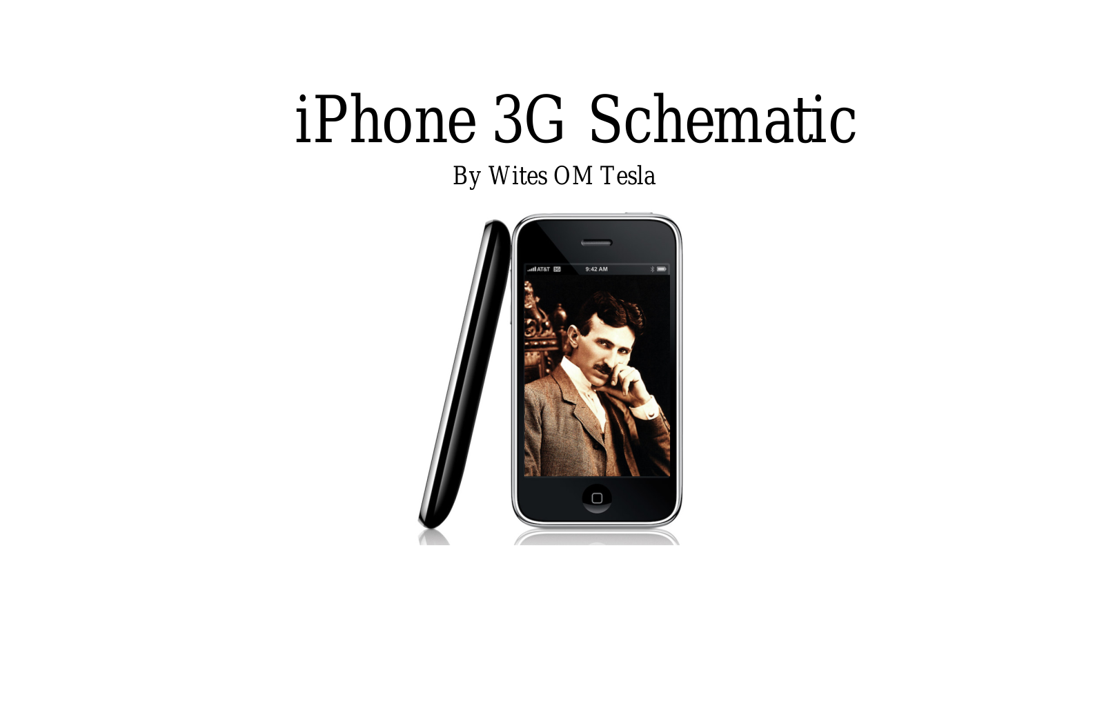 Apple iPhone 2GS Schematic