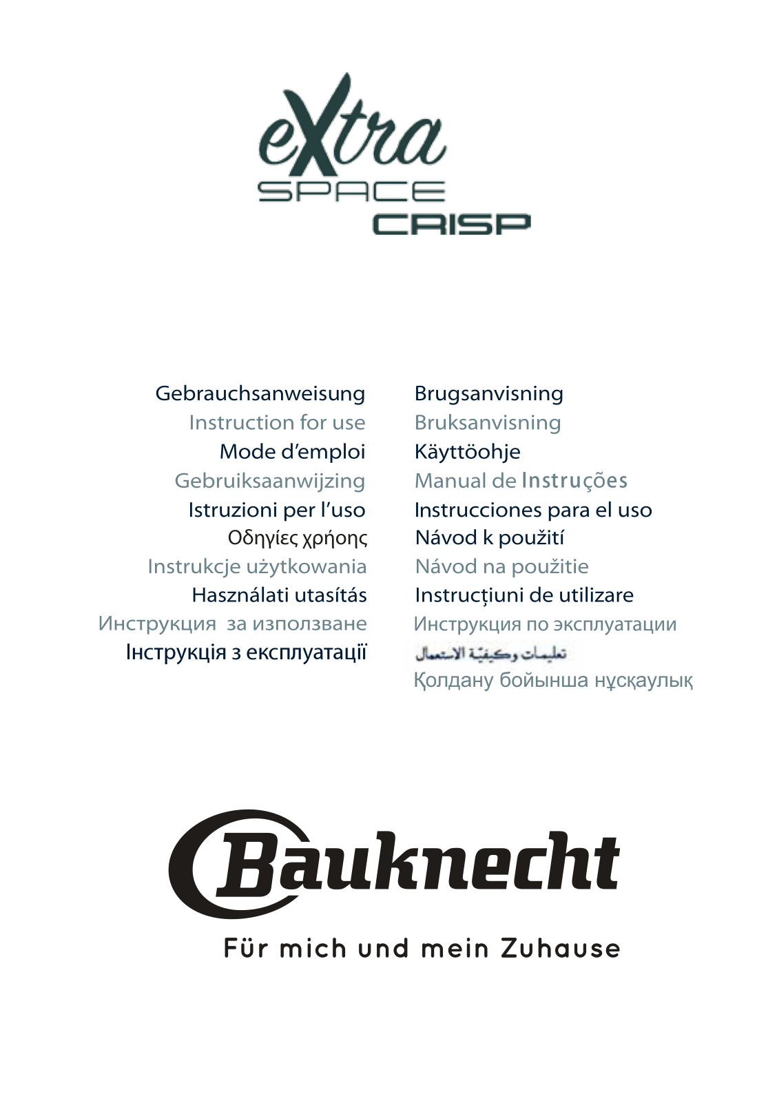 BAUKNECHT MW 427 SL operation manual