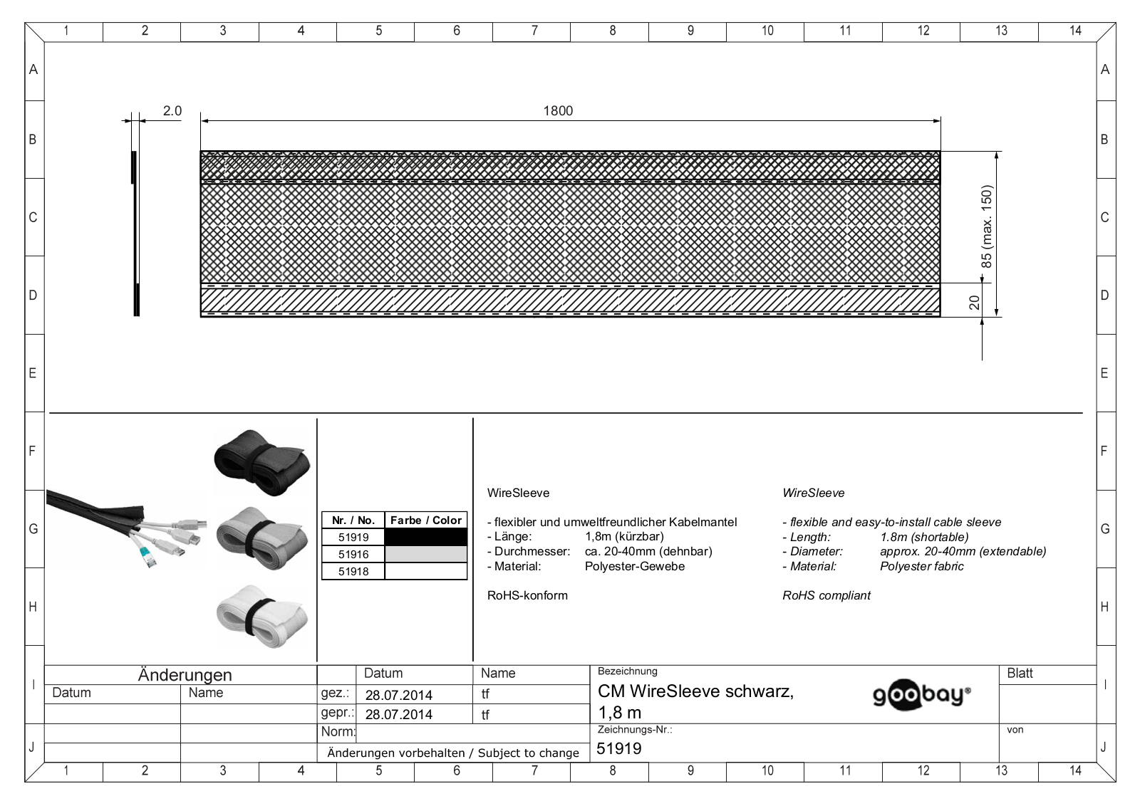 GOOBAY 51919 Datasheet - ManualMachine.com