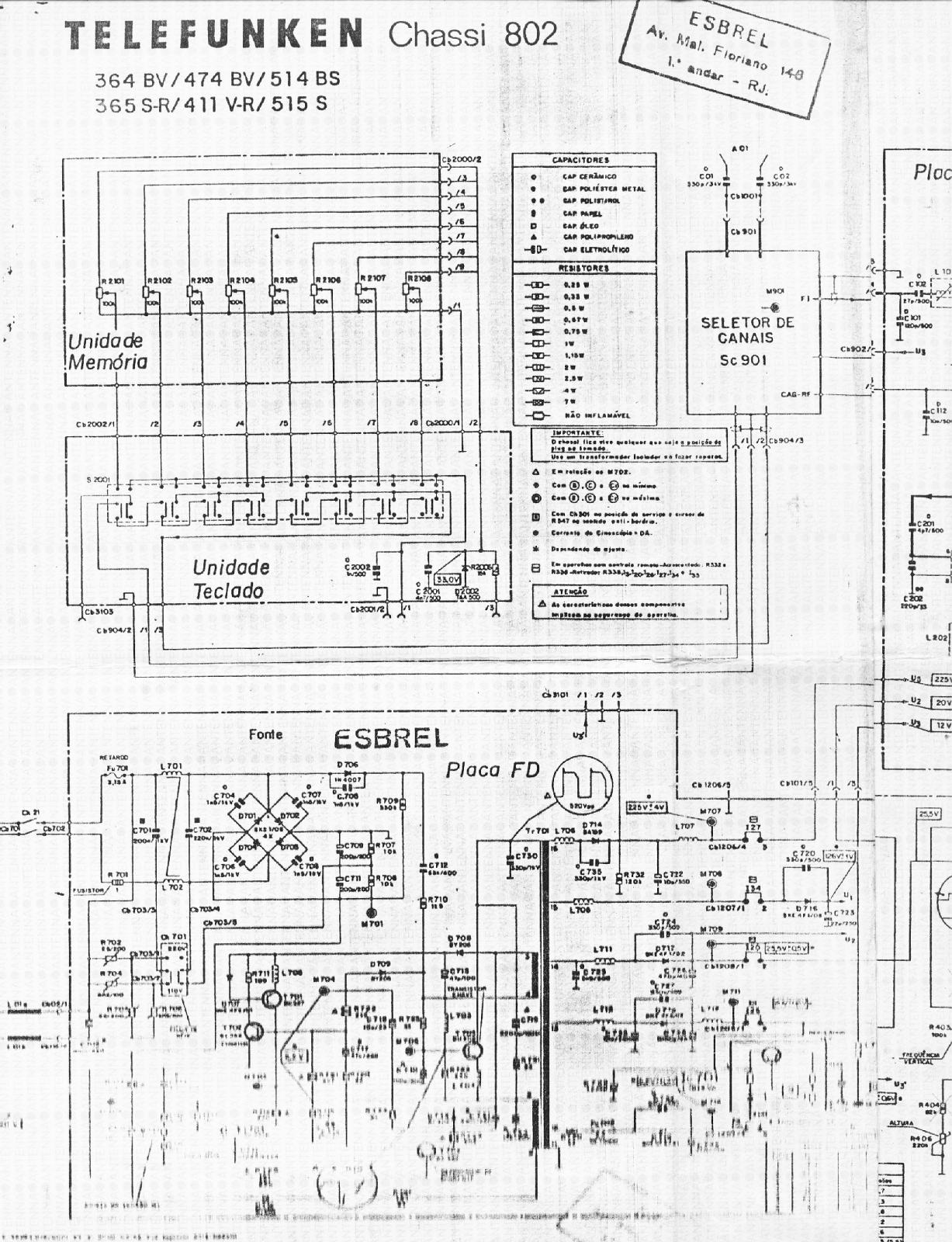 Telefunken 802 Schematic