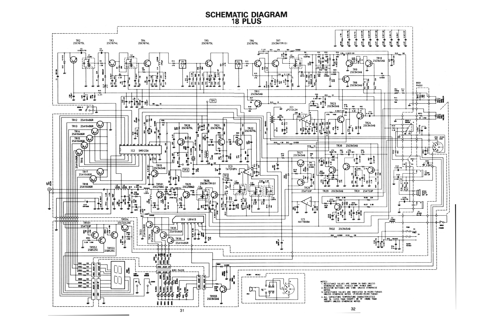 Cobra 18plus Schematic