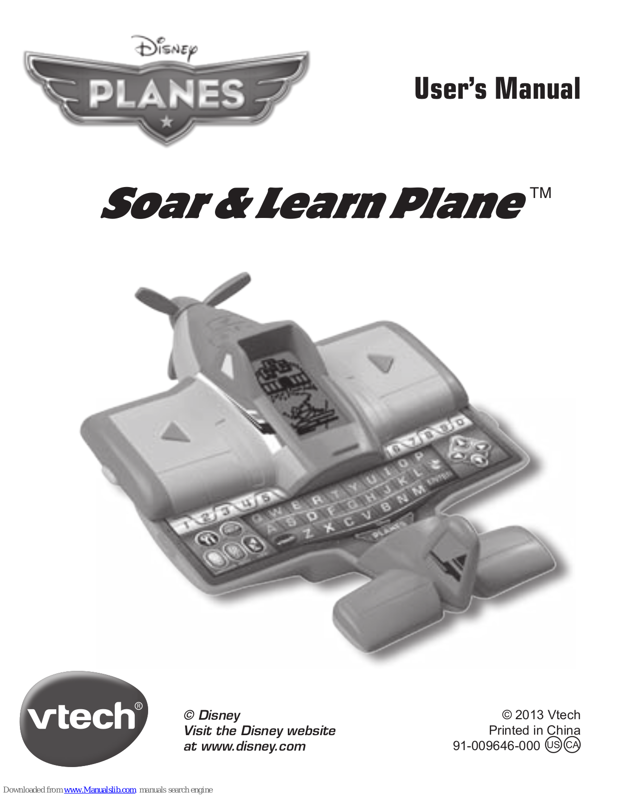VTech Soar & Learn Plane User Manual - ManualMachine.com