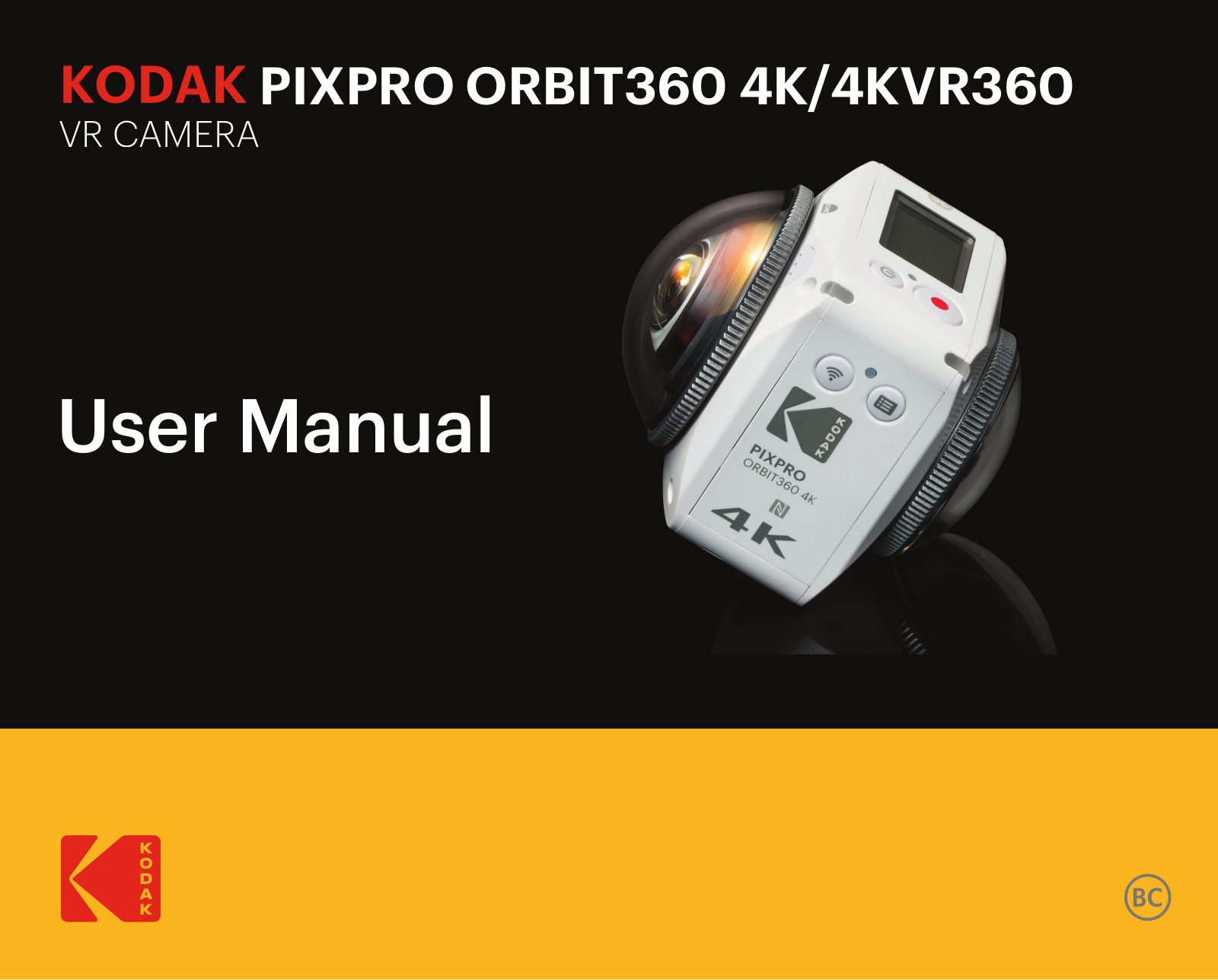 Kodak 4K-4KVR360 User Manual