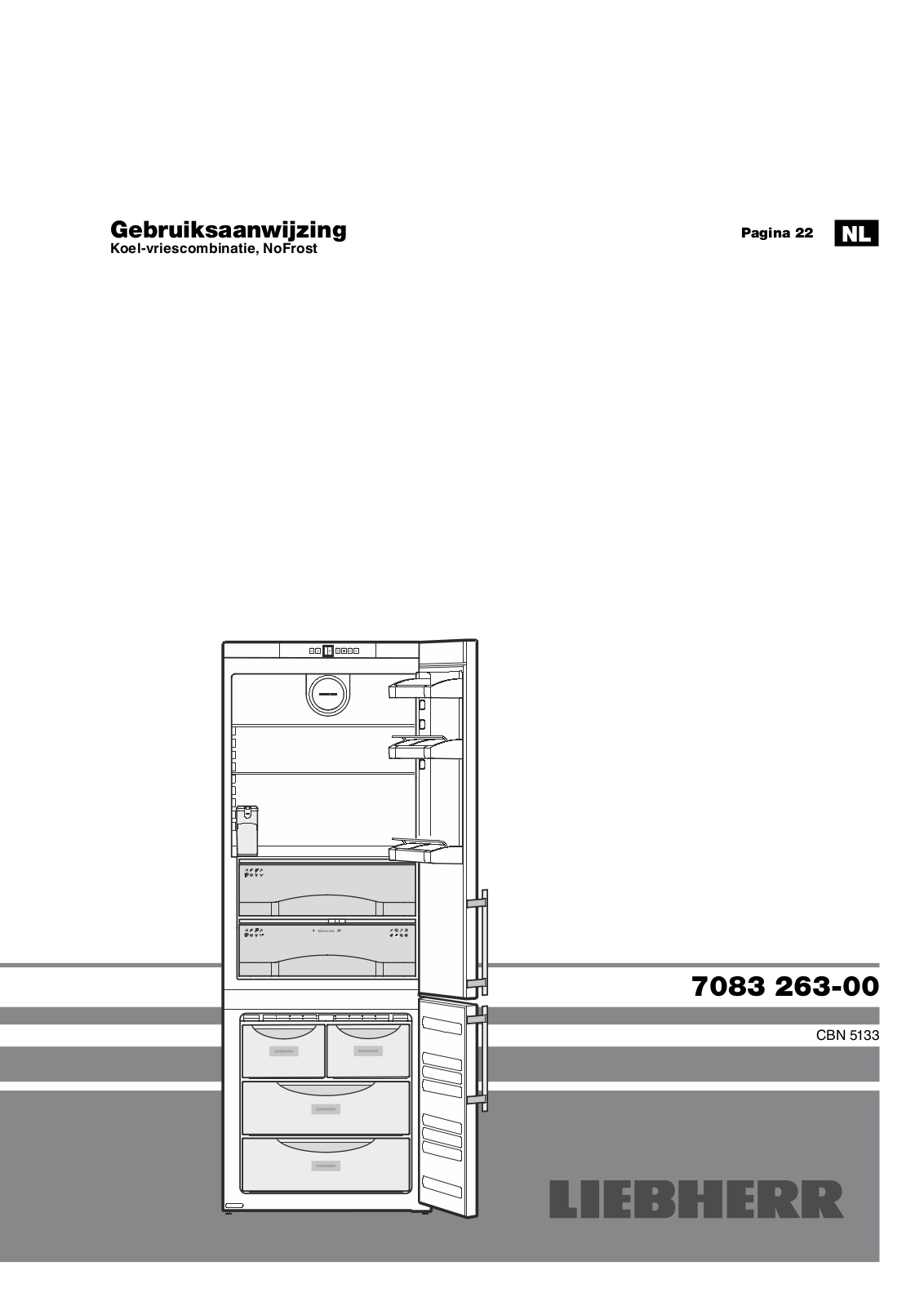 Liebherr CBNESF 5133 COMFORT BIOFRESH NOFROST User Manual