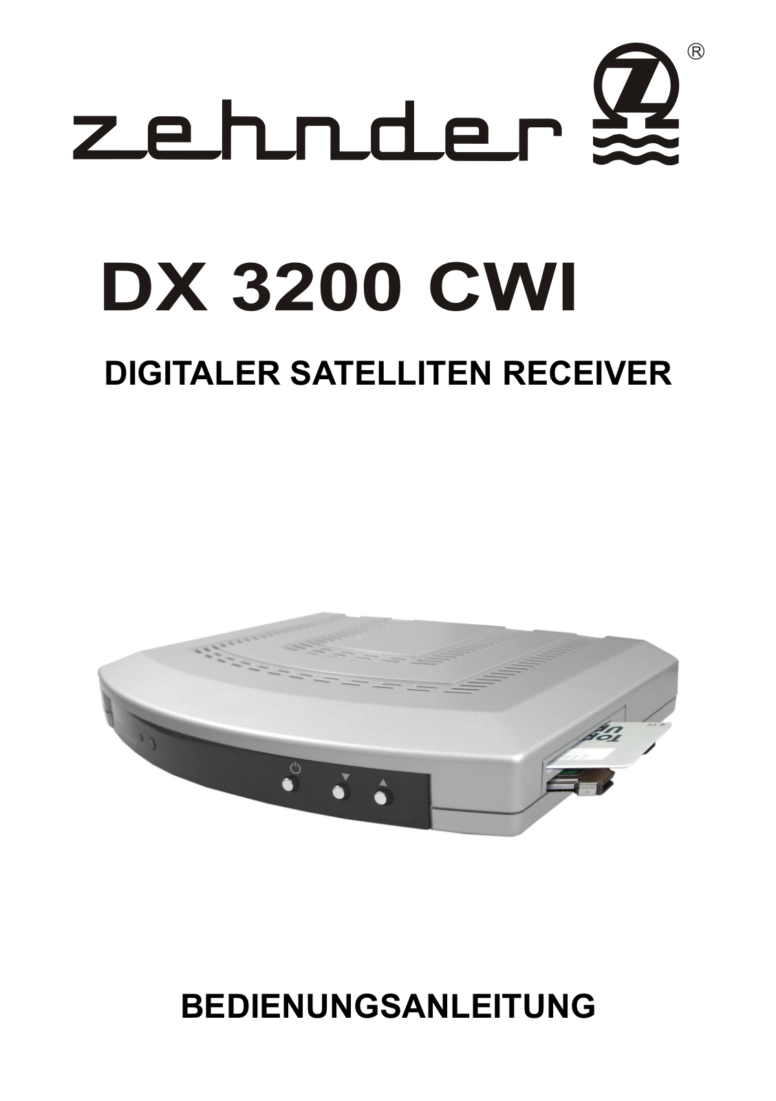 Zehnder DX 3200 CWI User Manual