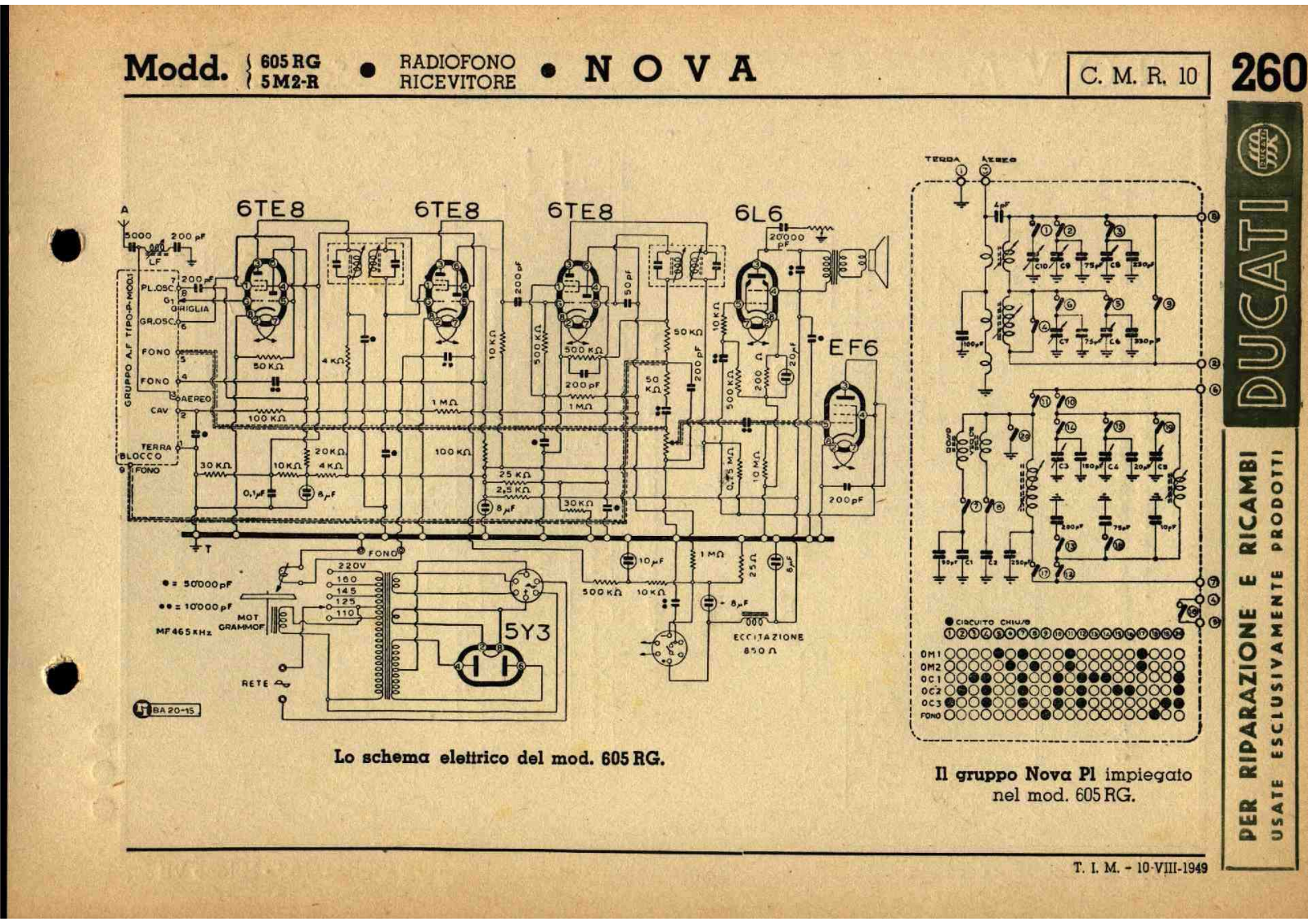 Nova 605rg schematic