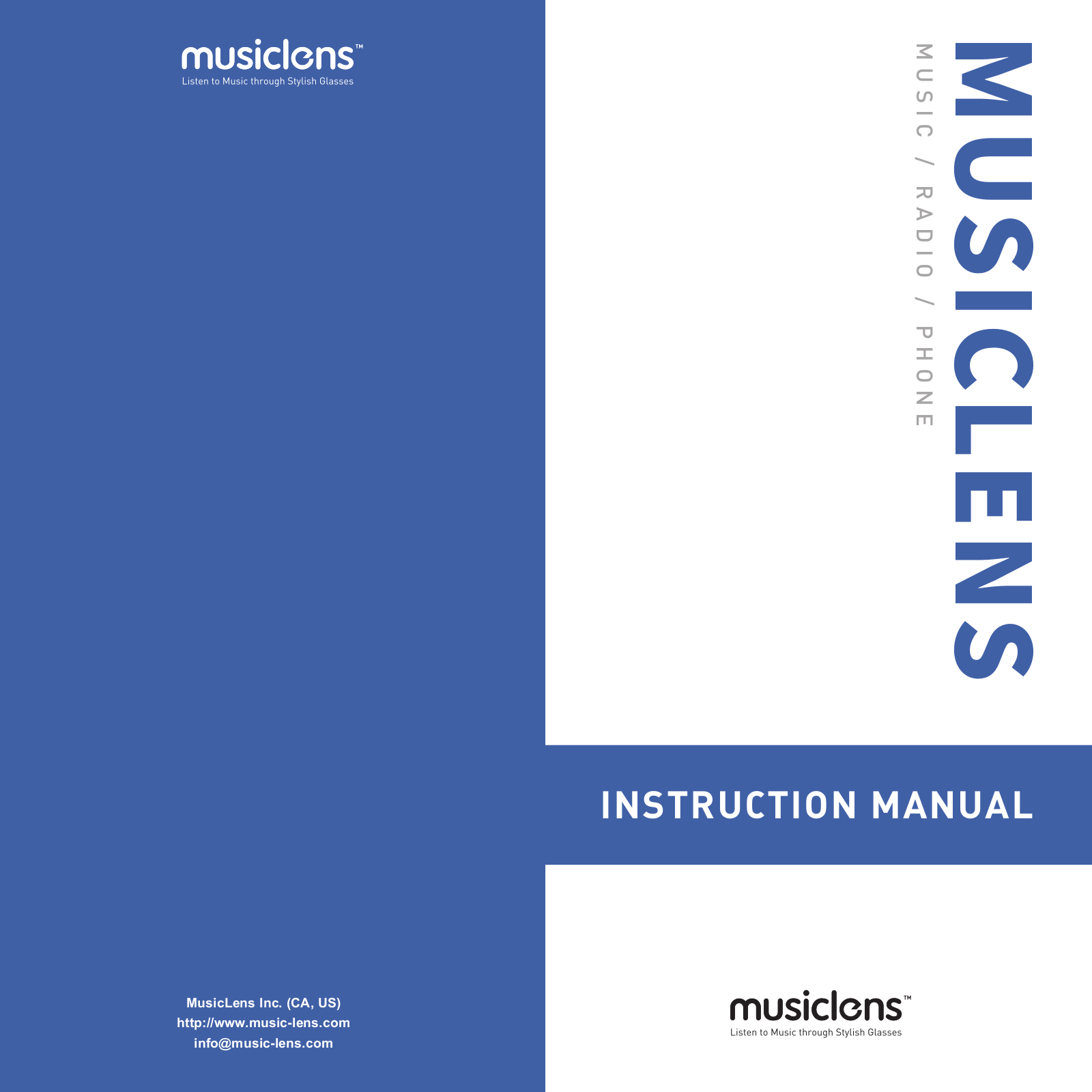 MusicLens ML0101 User Manual