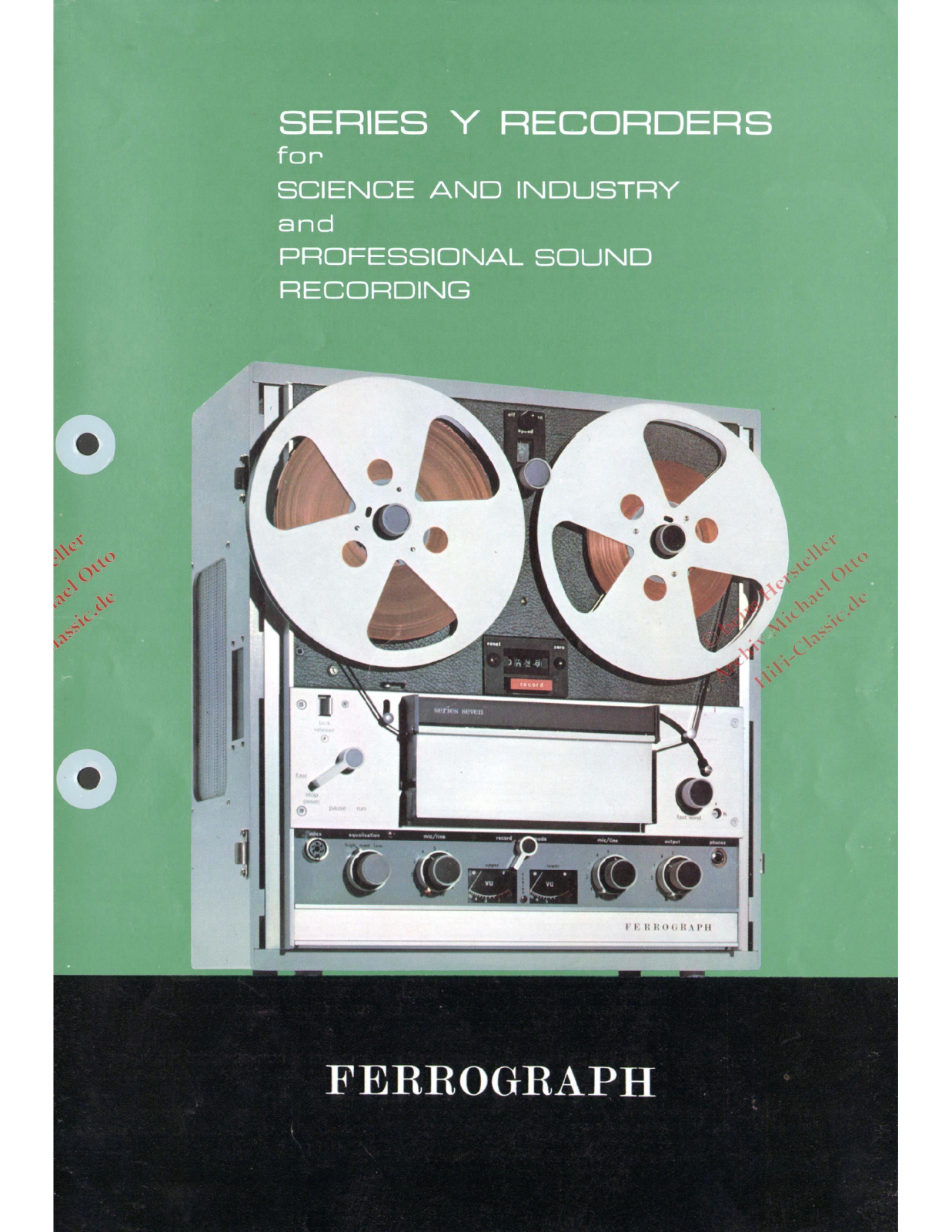 Ferrograph Y715, Y715H, Y713, Y713H, Y713L flyer - ManualMachine.com