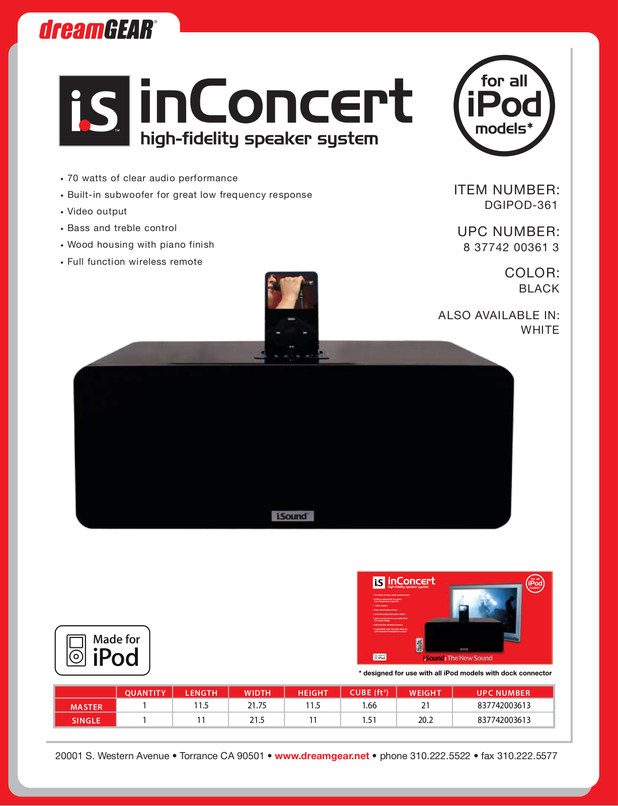 Isound INCONCERT User Manual