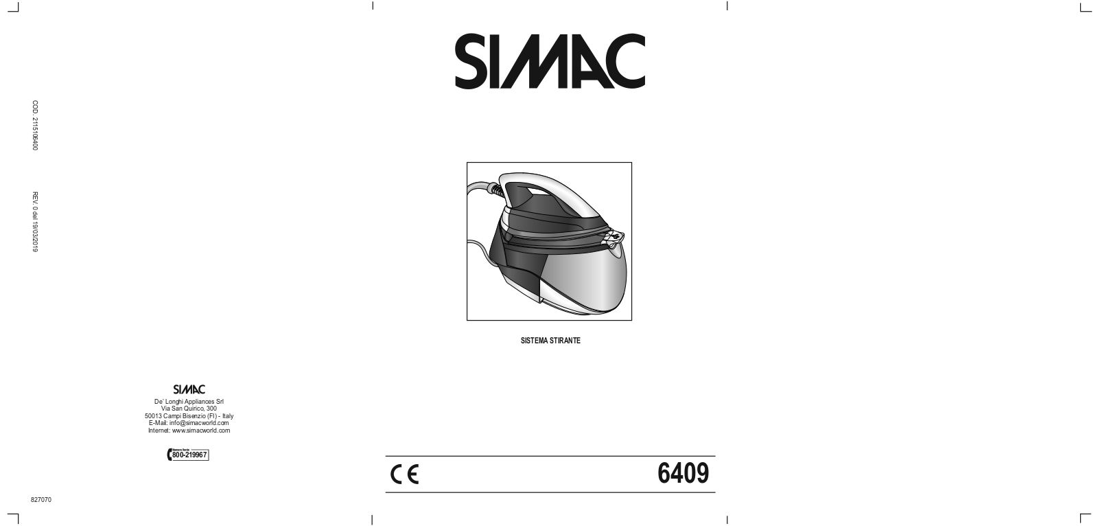 Simac 6409 MANUALE USO - ManualMachine.com