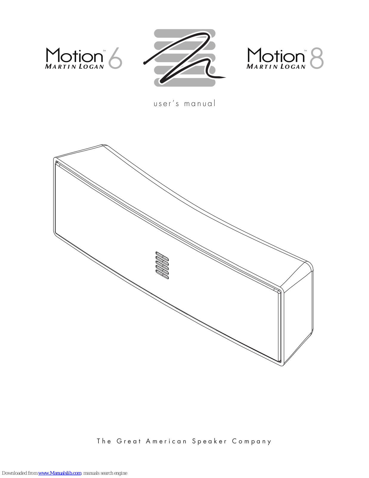 MartinLogan Motion 8 User Manual