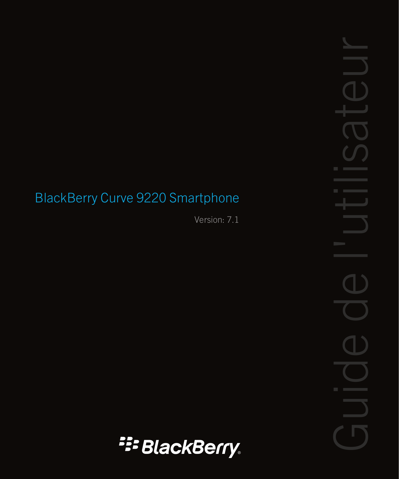 BLACKBERRY Curve 9220 User Manual