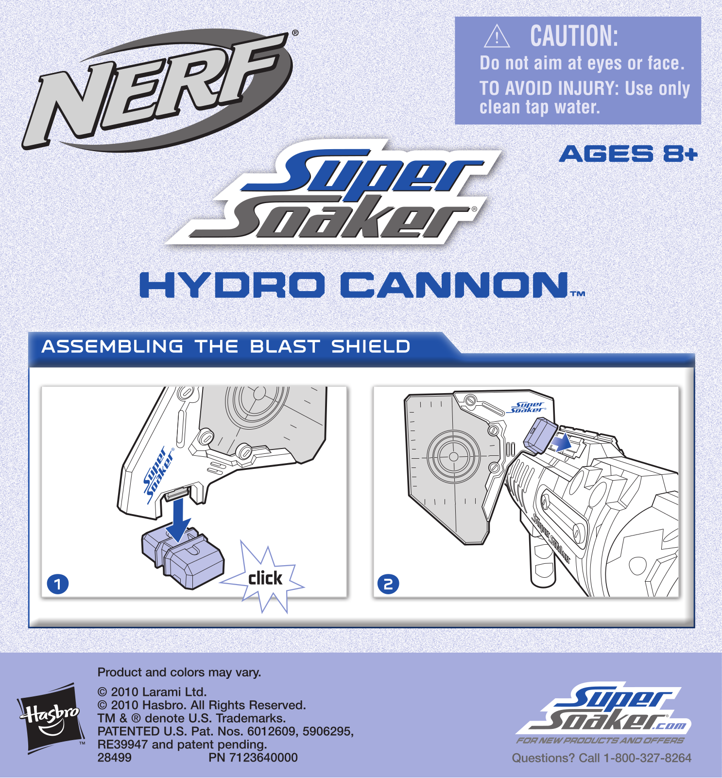 HASBRO Nerf Super Soaker Hydro Cannon User Manual