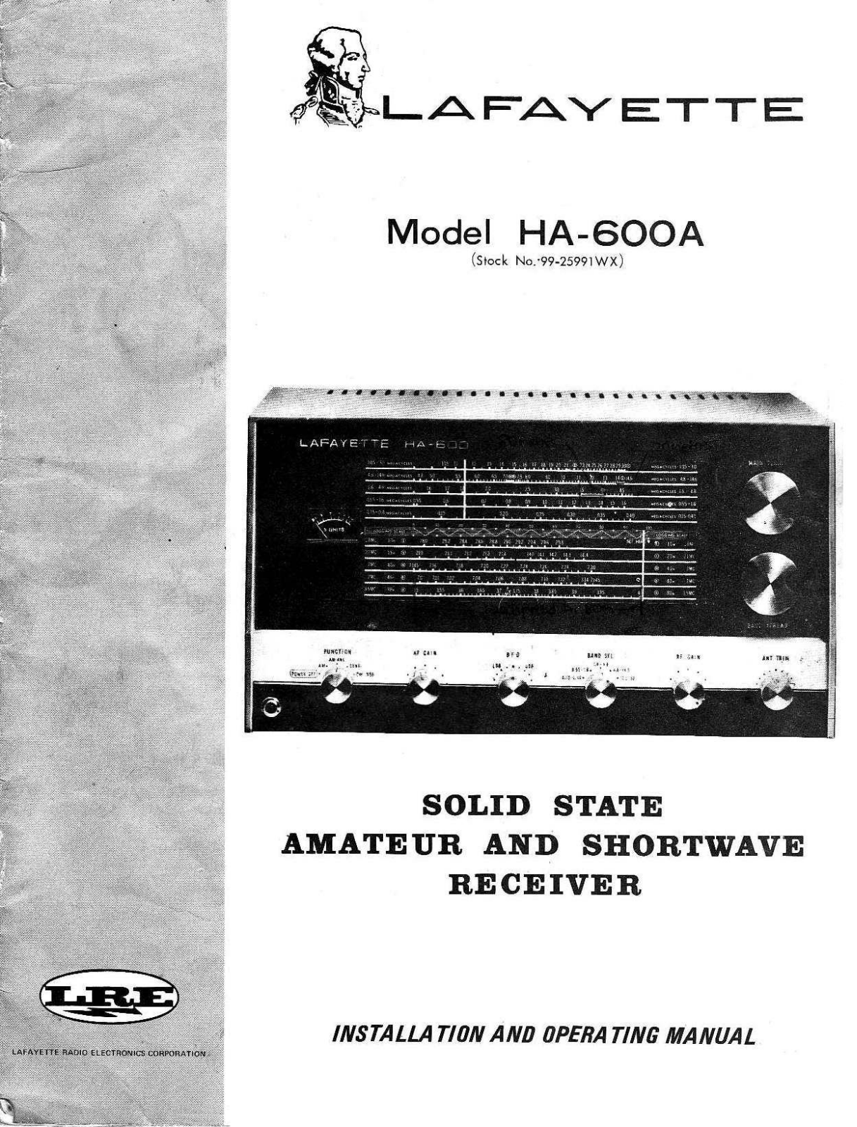 Lafayette HA-600A Service manual