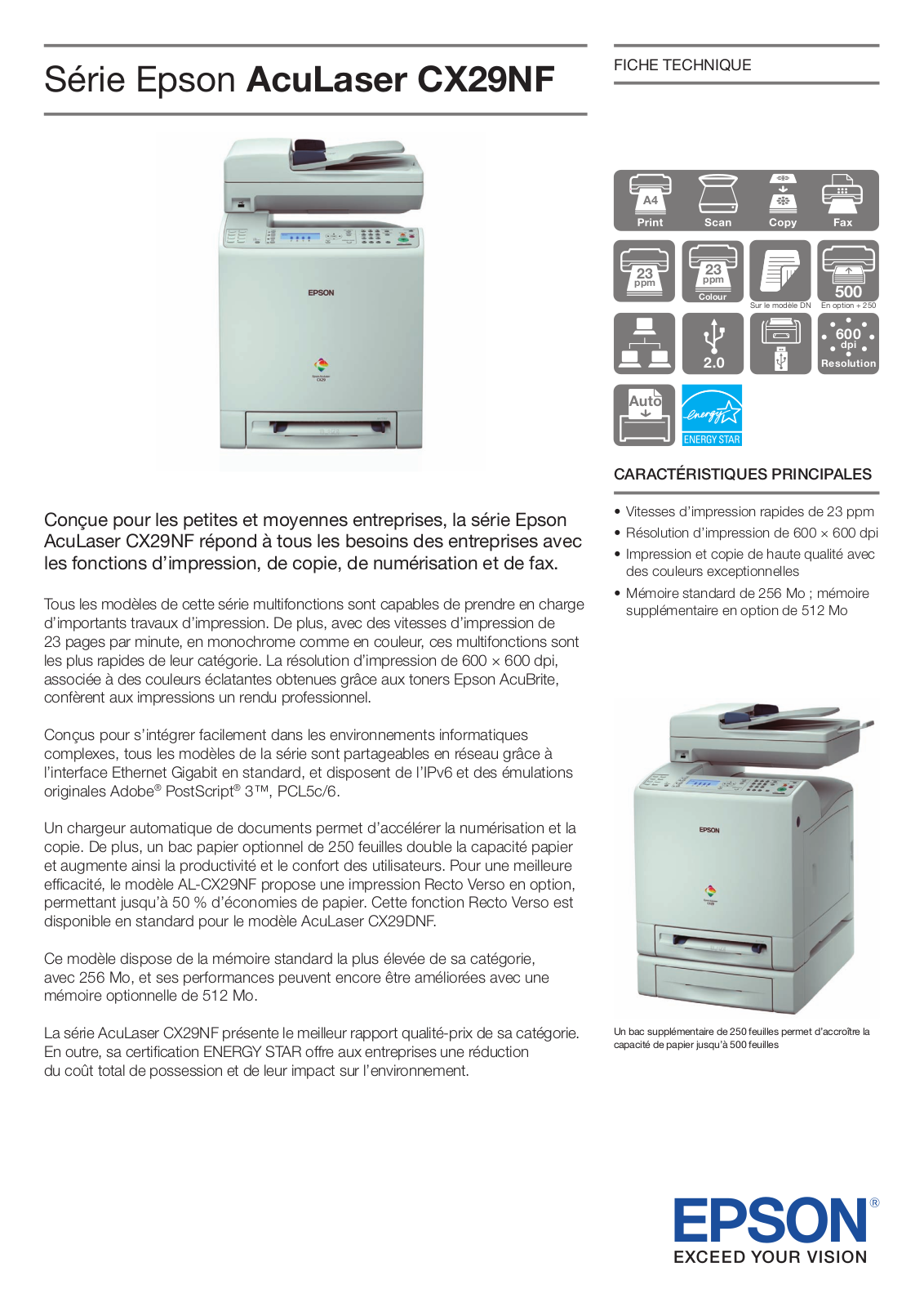 EPSON CX29NF, CX29DNF User Manual