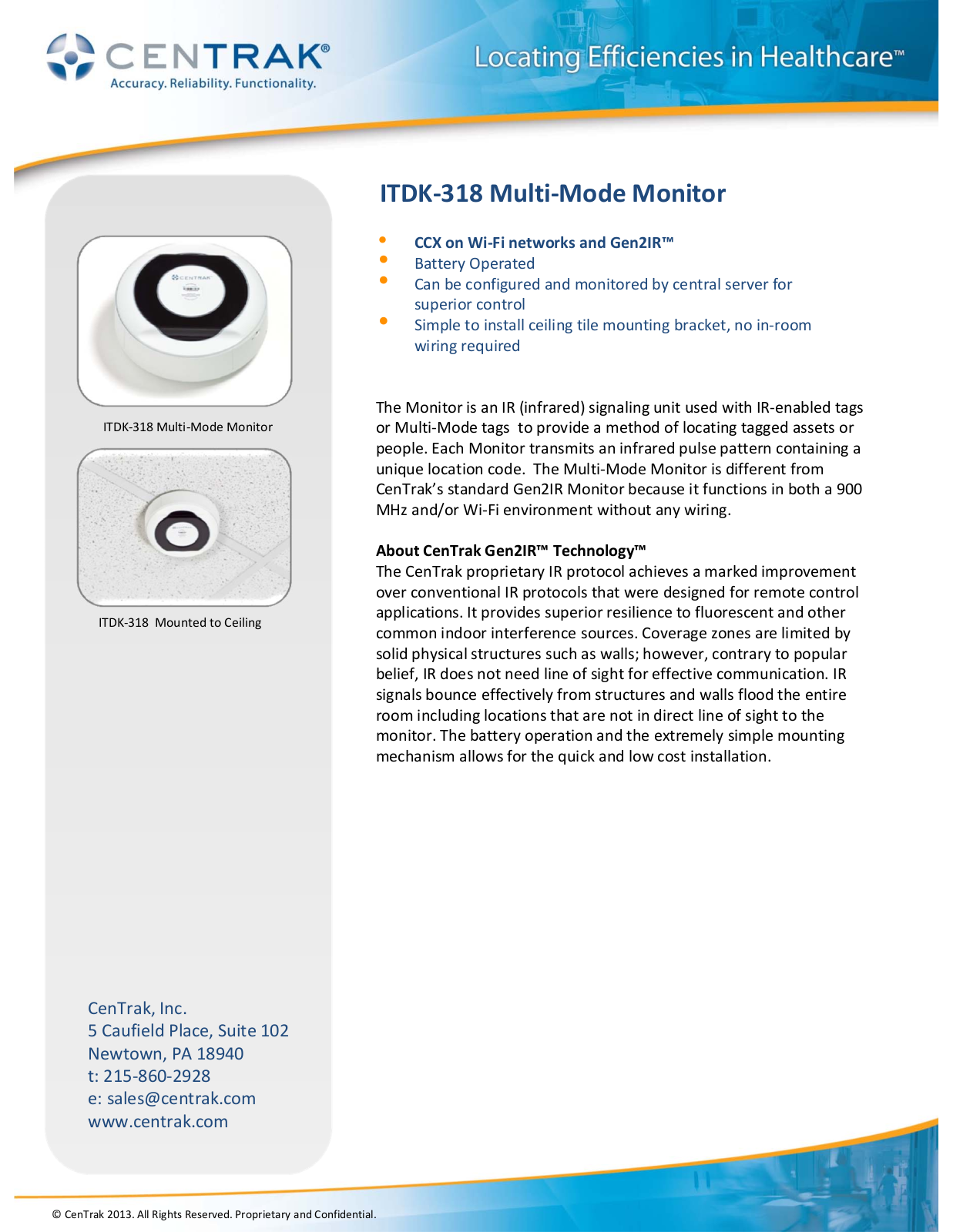 Centrak DM31Y User Manual