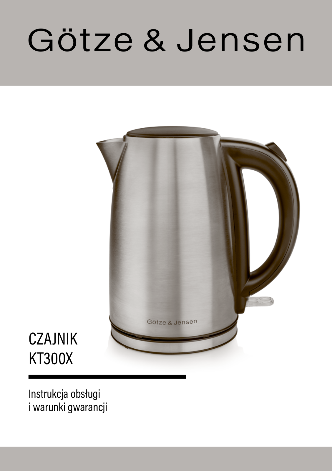 GOTZE & JENSEN KT300X User guide - ManualMachine.com