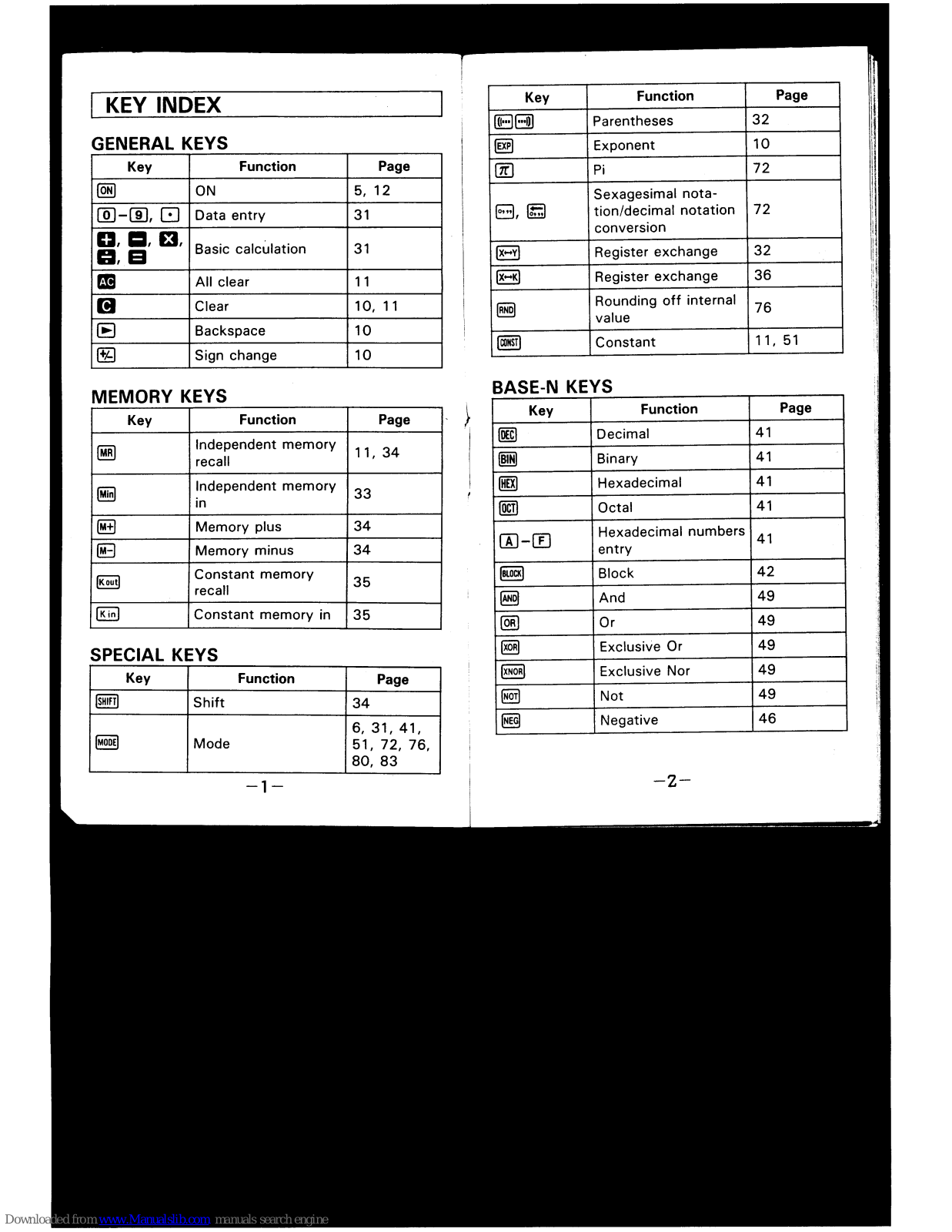 Casio FX-992VB User Manual