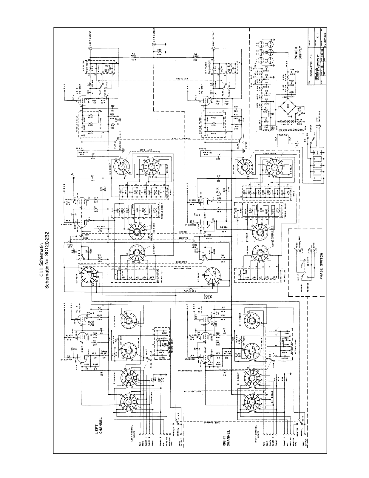 McIntosh C11-2 Schematic