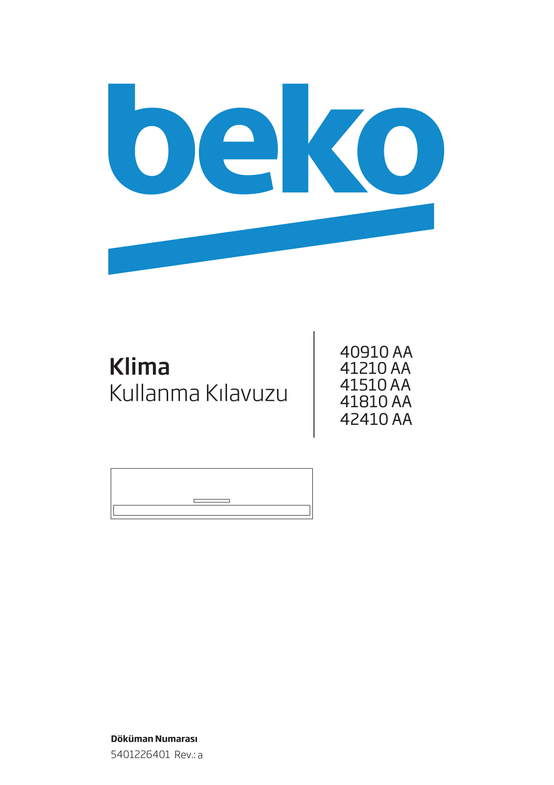 Beko 40910 AA, 41210 AA, 41510 AA, 41810 AA, 42410 AA User manual